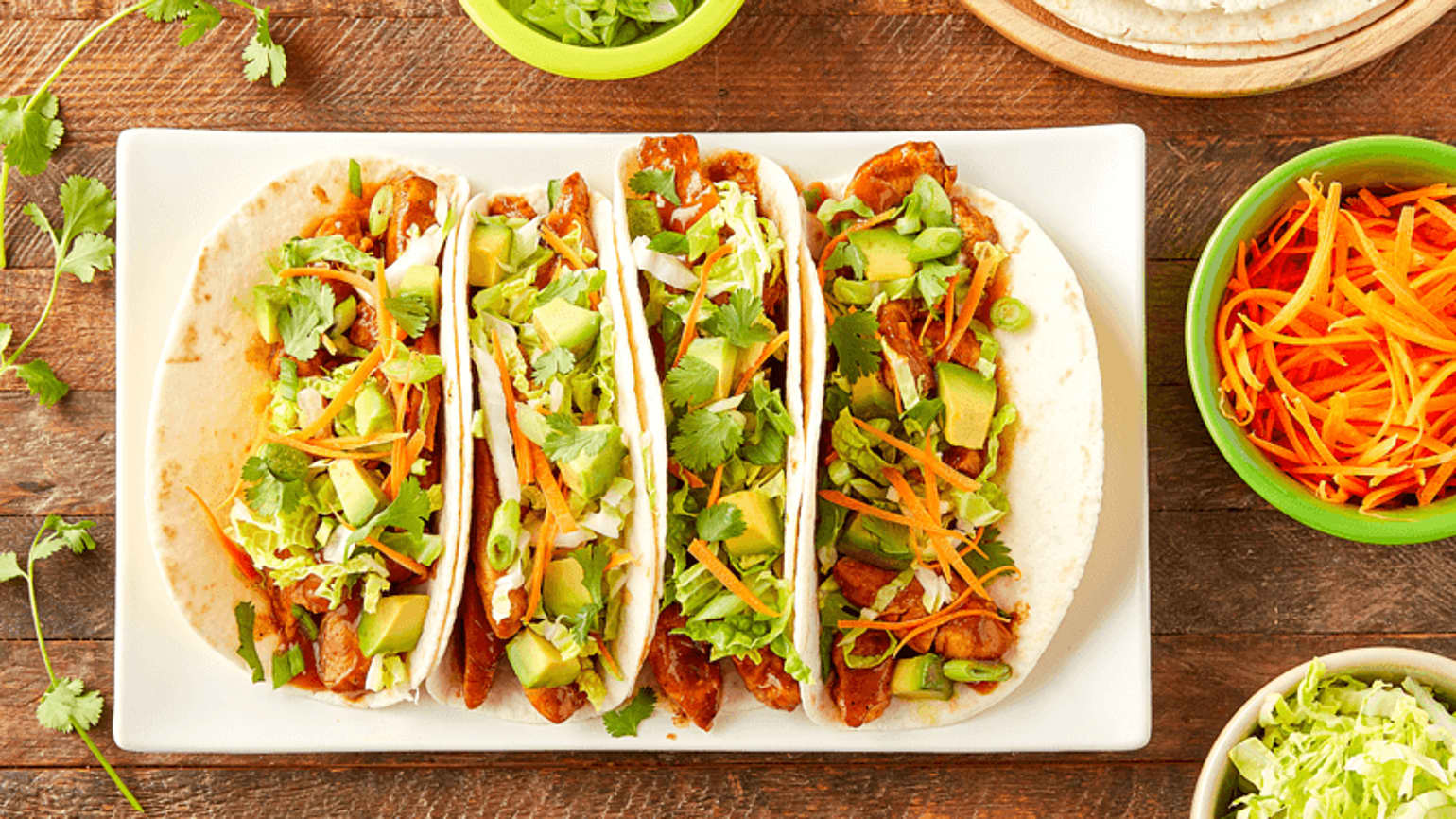 Easy Teriyaki Chicken Tacos